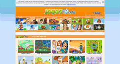Desktop Screenshot of jogos10.com